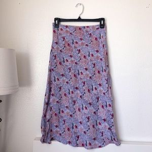 FLORAL LAVENDER SKIRT